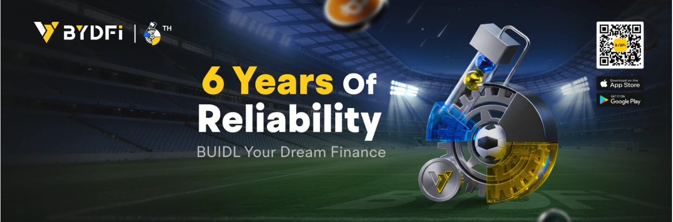 BYDFi 6th Anniversary TradFi Carnival – Win NVDA & $40,000!