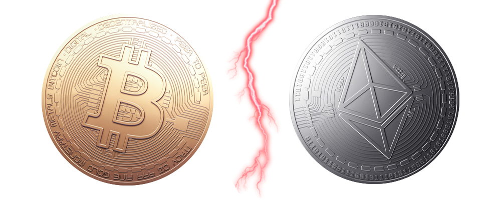 bitcoin vs ethereum blixten