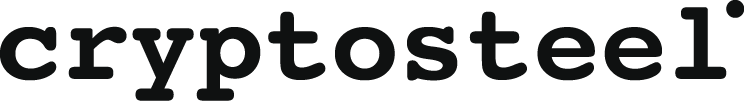 Cryptosteel logo black