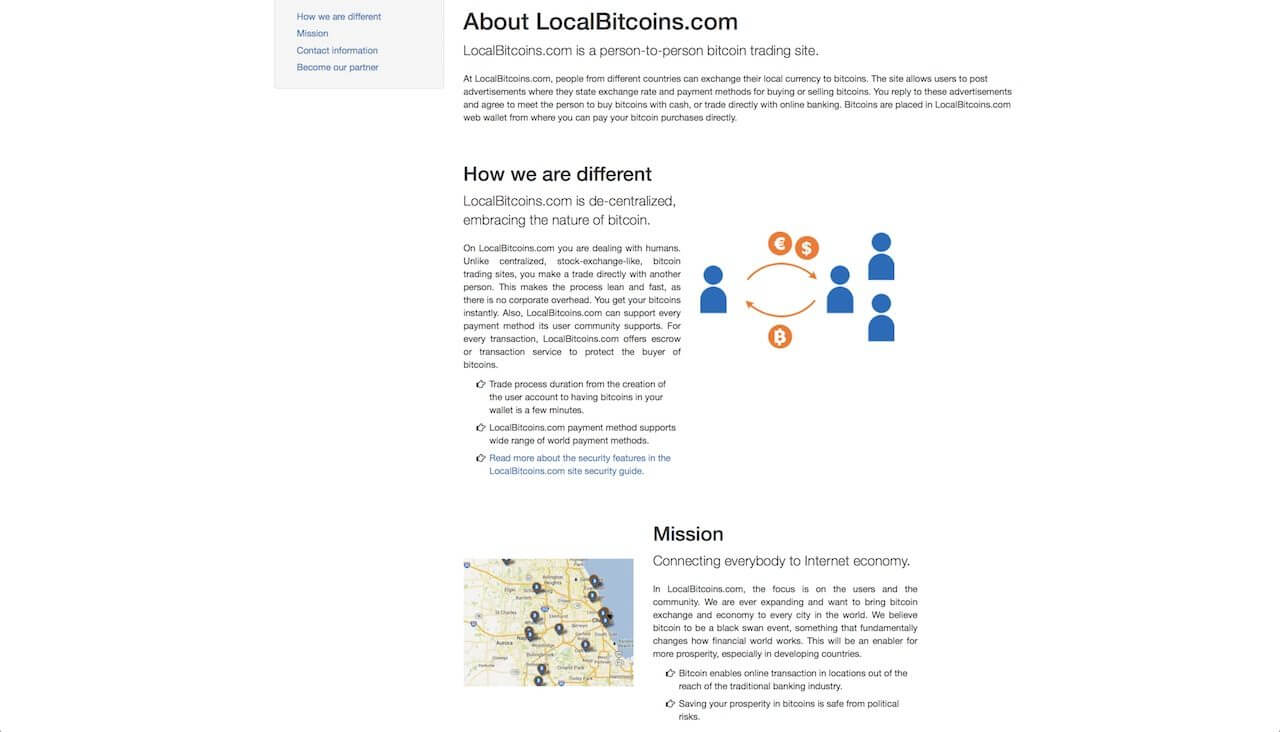 Localbitcoins about