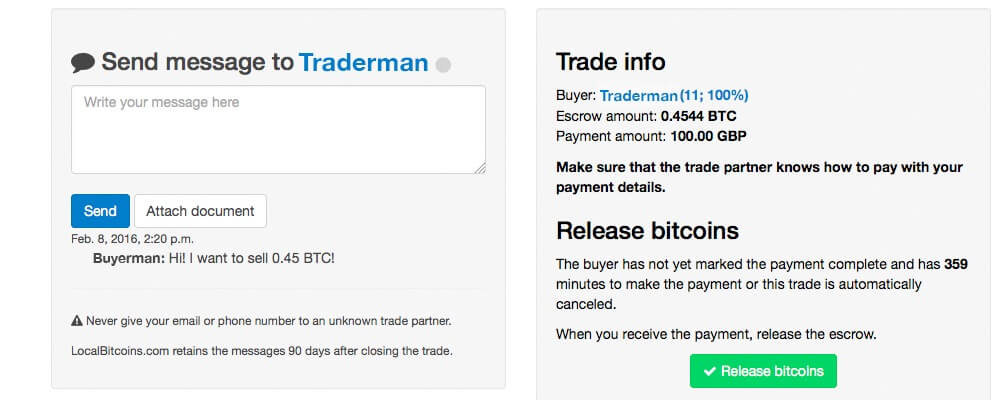 Localbitcoins Review Popular Bitcoin P2p Exchange Cryptorunner - 