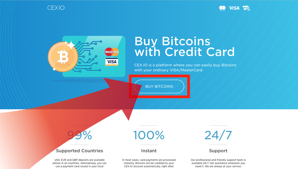 buy btc by visa