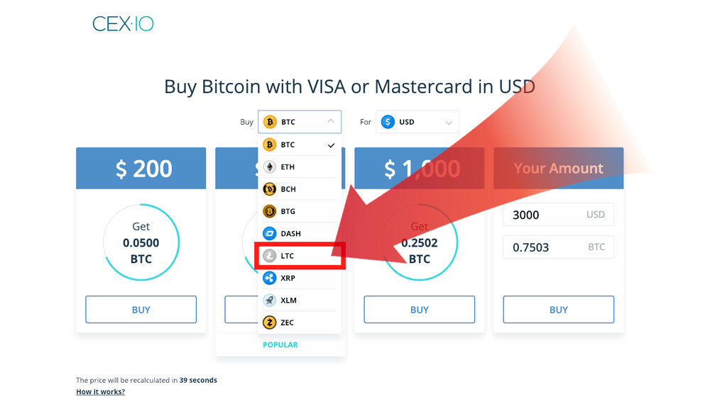 Is Ltc Litecoin How To Buy Bitcoins With Visa Empresa Amig!   a De La - 