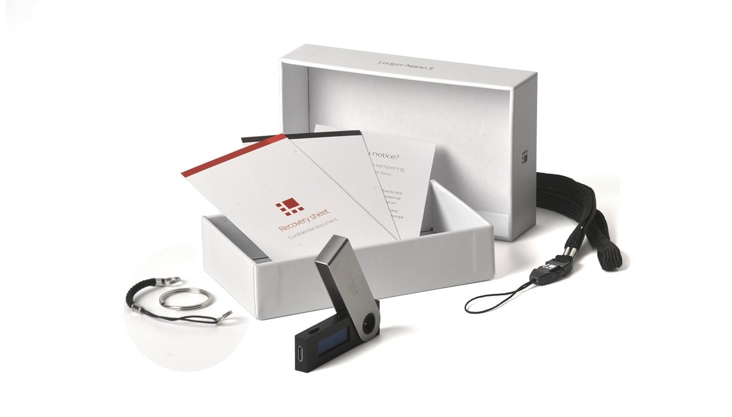 Ledger wallet box