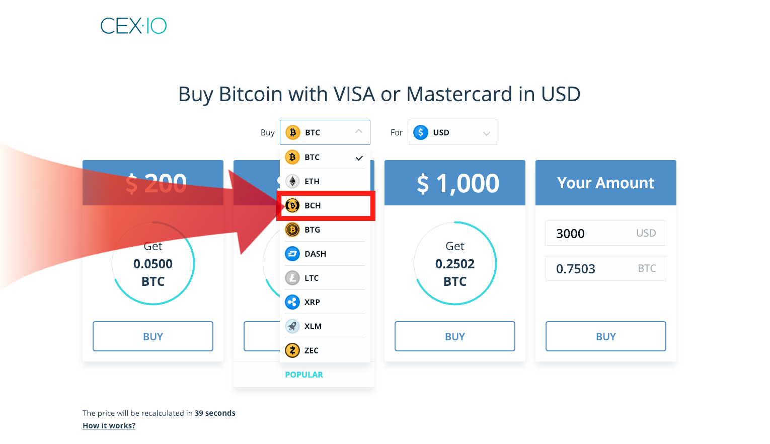 cex.io buy bitcoin cash with usd